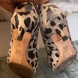 Cole Haan pointed leaped mini heel shoes size 7